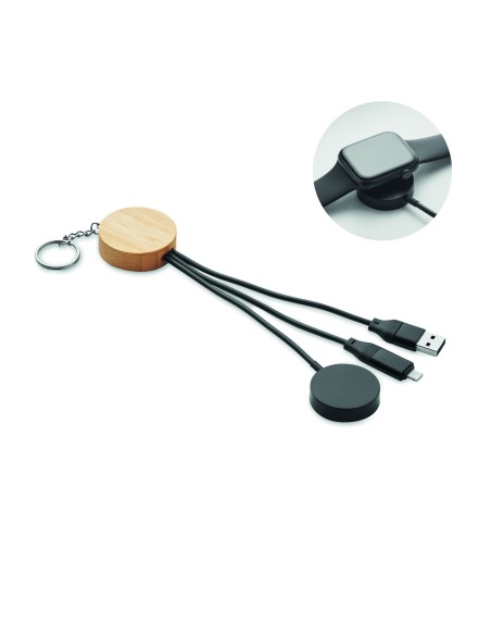 Portachiavi con cavo 4 in 1 60W