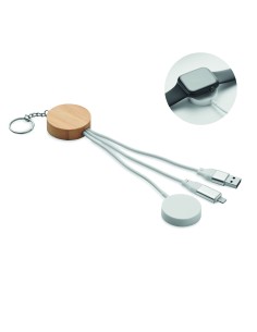 Portachiavi con cavo 4 in 1 60W