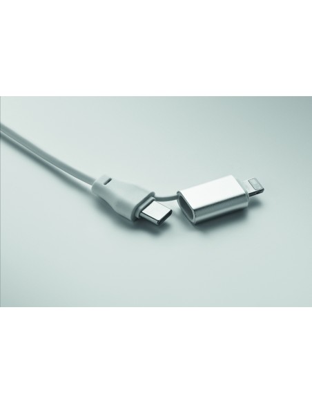 Portachiavi con cavo 4 in 1 60W