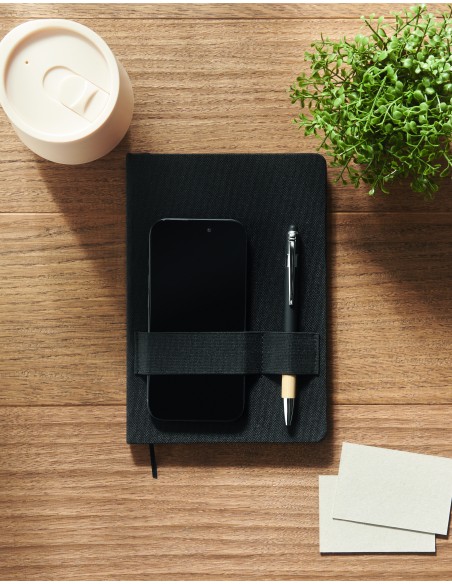 Notebook A5 RPET con penna