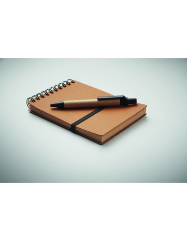 Notebook riciclato con penna a