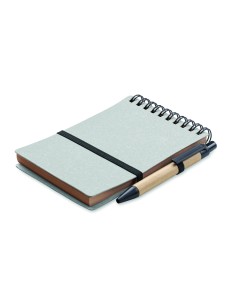 Notebook riciclato con penna a