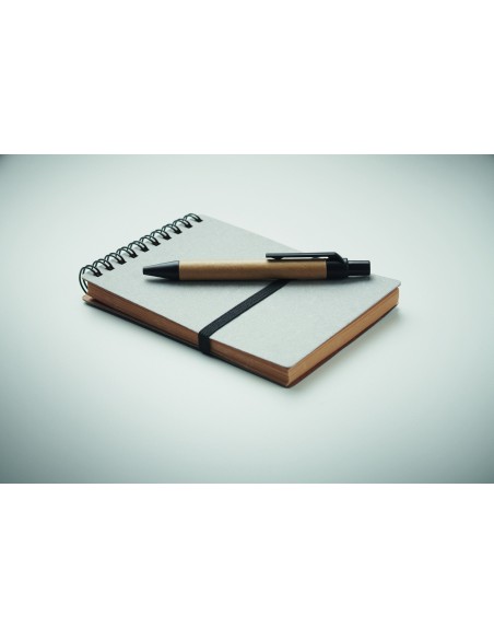 Notebook riciclato con penna a