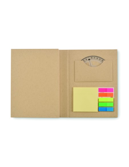 Set di cancelleria con blocco note