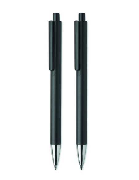 Set di penne in alluminio riciclat