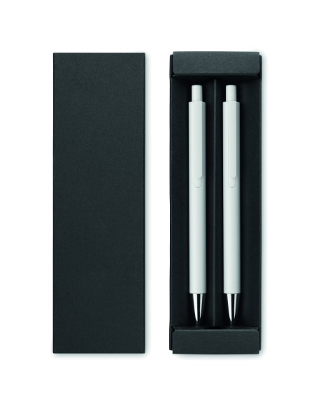 Set di penne in alluminio riciclat