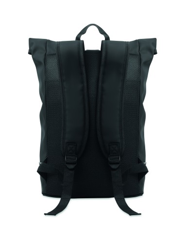 Zaino in PU rolltop per laptop