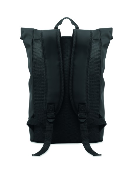 Zaino in PU rolltop per laptop