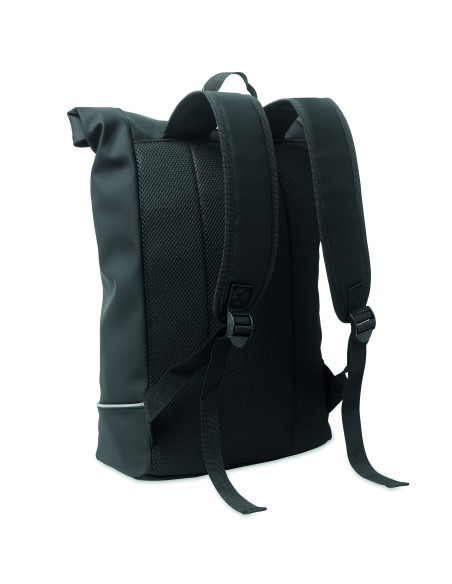 Zaino in PU rolltop per laptop