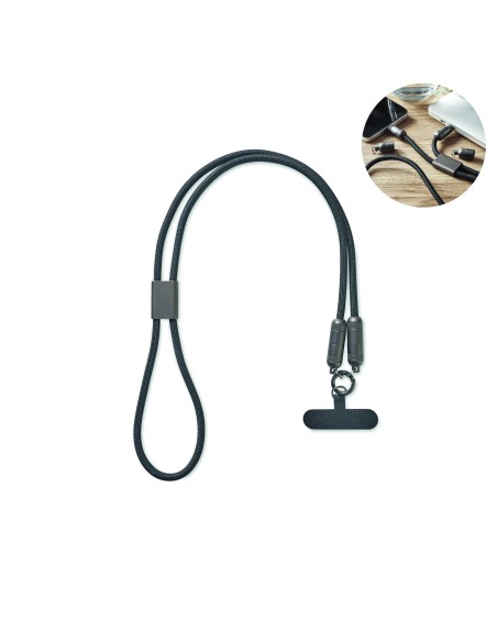 Cavo con cordino porta telefono
