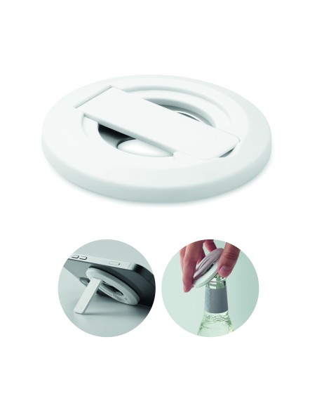 Porta telefono e apribottiglie