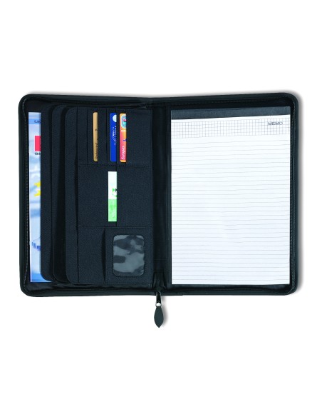 Portablocco A4 chiusura a zip