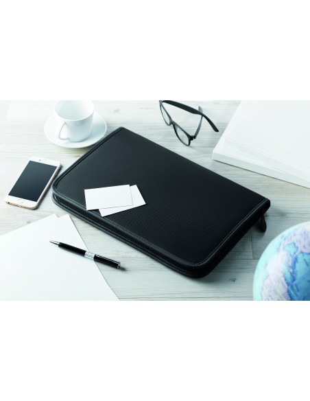 Portablocco A4 chiusura a zip