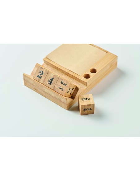 Calendario da tavolo in Bamboo