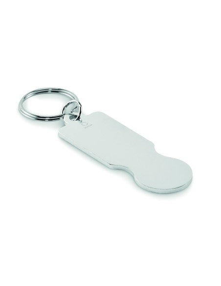 Portachiavi con gettone per car