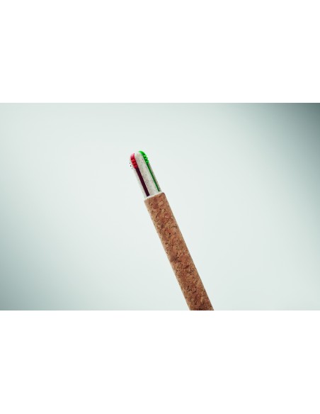 Penna a sfera in sughero con in