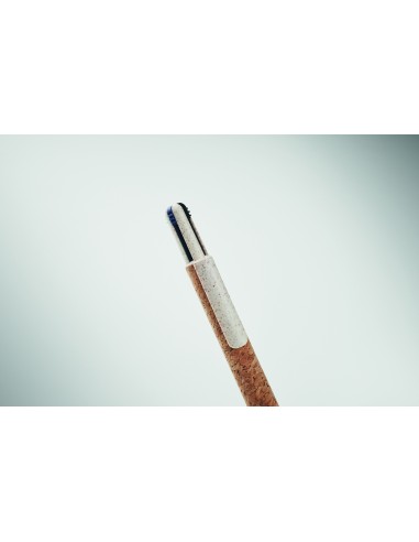 Penna a sfera in sughero con in