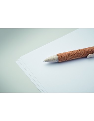 Penna a sfera in sughero con in