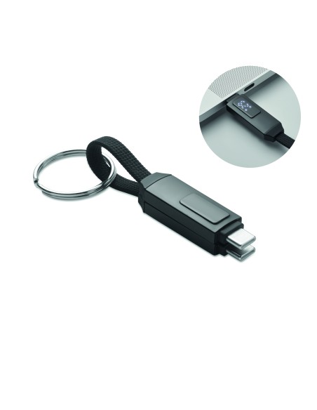 Portachiavi c/cavo di ricarica