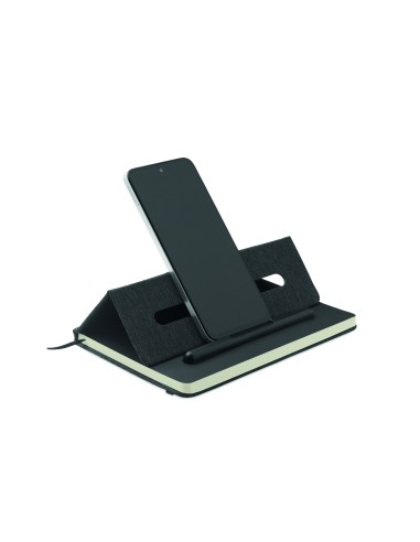 Notebook A5 con porta telefono