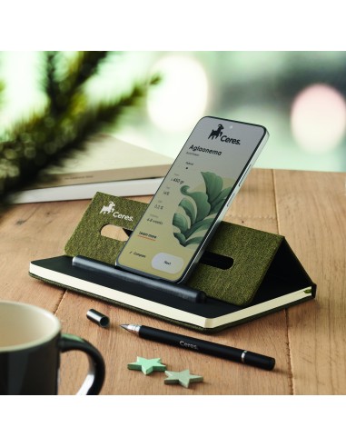 Notebook A5 con porta telefono