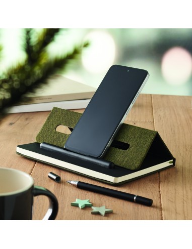 Notebook A5 con porta telefono