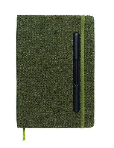 Notebook A5 con porta telefono