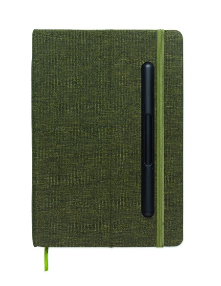 Notebook A5 con porta telefono