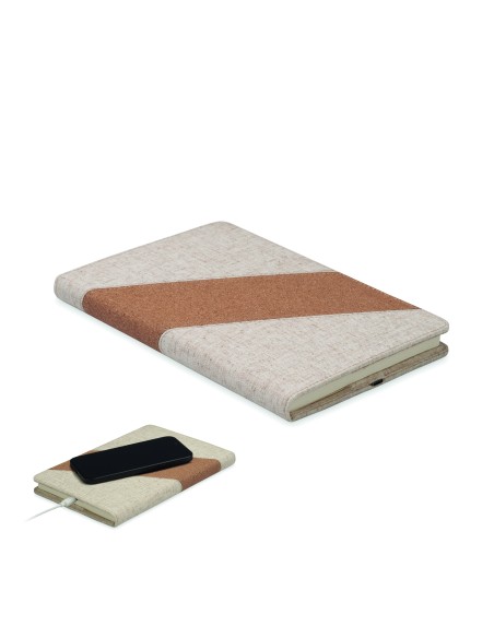 Notebook A5 con caricatore da 15W