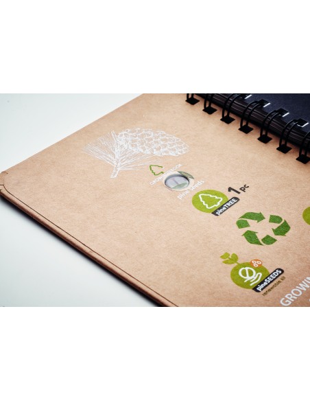 Notebook in legno di pino