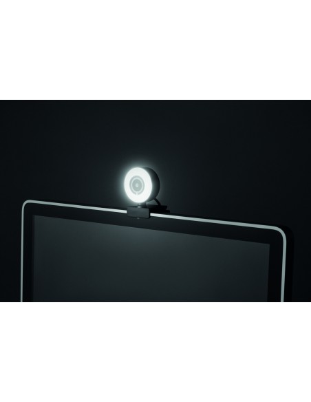 Webcam HD1080P e luce ad anello