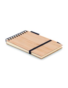 Set quaderno A6 in bamboo