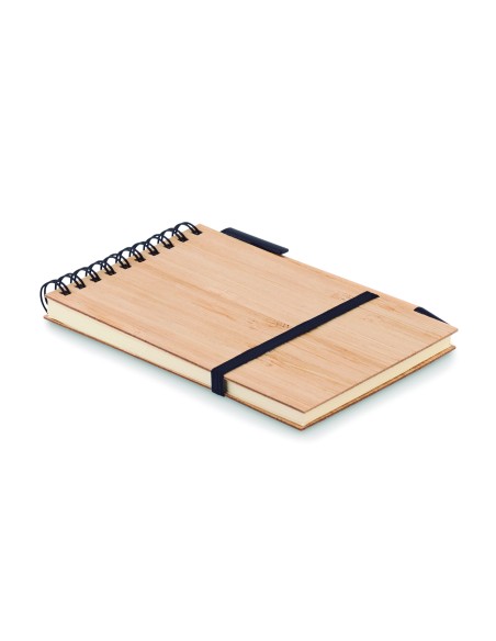 Set quaderno A6 in bamboo