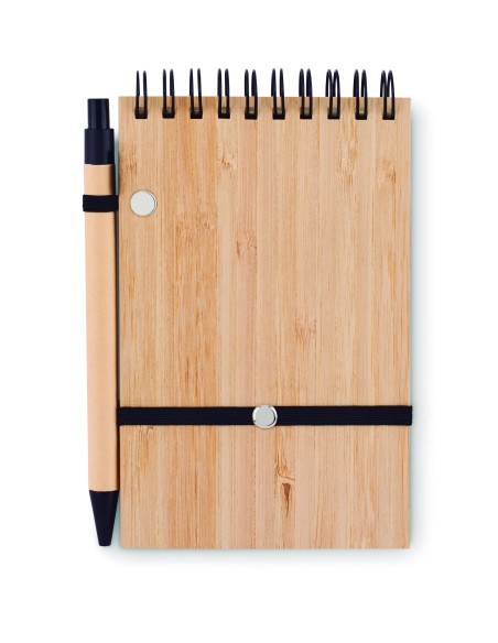 Set quaderno A6 in bamboo