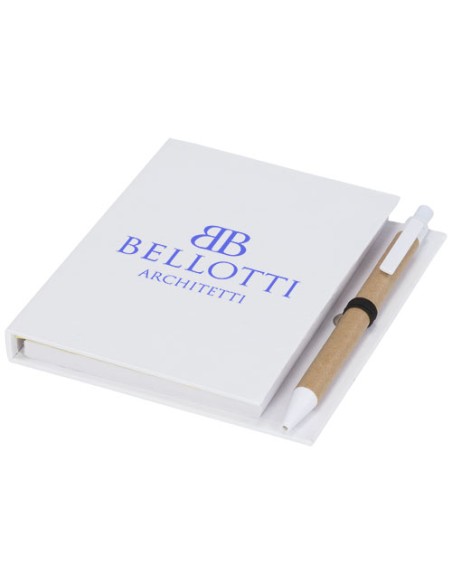 Blocco note con penna Colours
