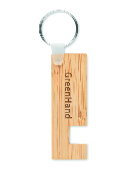 Supporto in bamboo e portachiav
