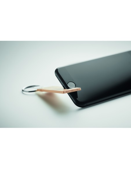 Supporto in bamboo e portachiavi