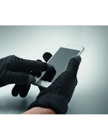 Guanti tattili in Rpet