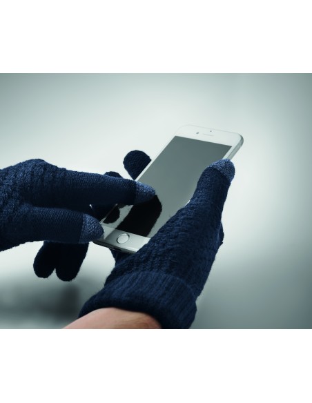 Guanti tattili in Rpet