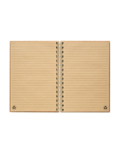 Notebook A5 in bamboo rilegato