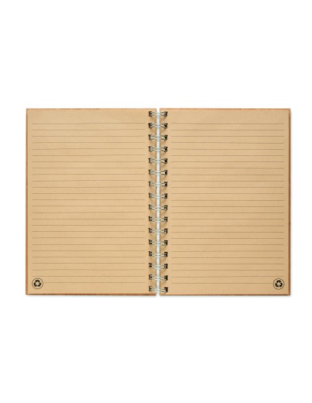 Notebook A5 in bamboo rilegato