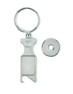 Portachiavi con gettone euro