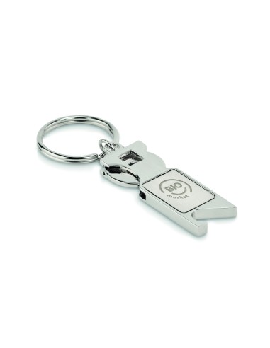 Portachiavi con gettone euro