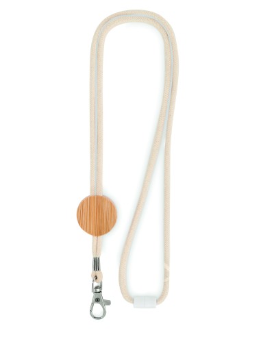 Cordino in cotone con gancio