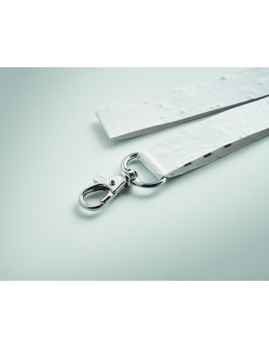 Lanyard in carta, con gancio