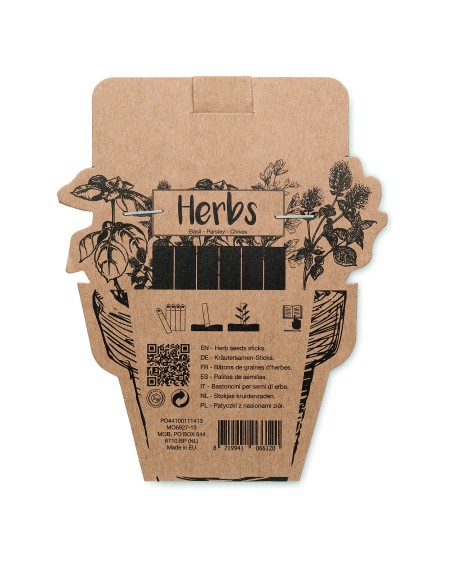 Bastoncini per semi di erbe