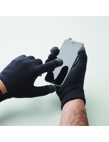 Guanti tattili in RPET