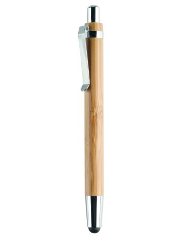 Penna a sfera in ABS e bambu