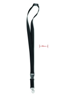 Lanyard con moschettone
