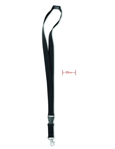Lanyard con moschettone